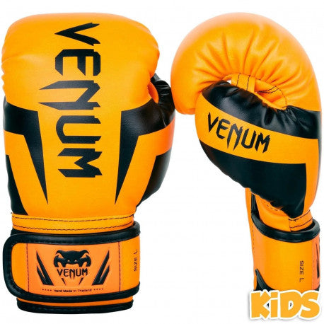Elite Boxing Gloves Kids - Fluo Orange
